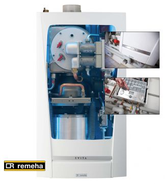 Remeha eVita Gas-Brennwertkessel mit Freikolben-Stirlingmotor